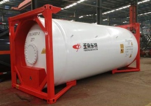 Танк-контейнер T50 объём 24500 л., для перевозки безводного сжиженного аммиака, новый