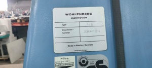 Wohlenberg 115 MCS-2TV программа, Воздушный стол, широкие столы, состояние очень хорошее