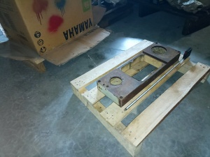 3Д642 панель передняя от штурвалов управления и пульта