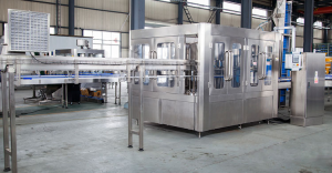 Автоматическое оборудование для линии выдува и розлива газ/негаз воды и напитков в стеклянную тару, объемом 0,2-2,0 л