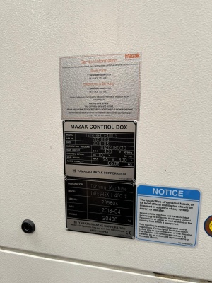 MAZAK INTEGREX I-400S-2500U