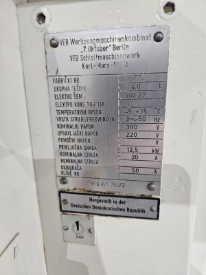 Шлифовальный станок для круглого наружного шлифования колец подшипников SWa AGL 50 (АГЛ 50) WMW