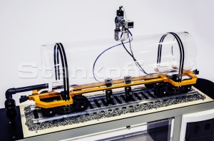 Стенд-тренажер «Слив нефтепродуктов из ж/д цистерн»