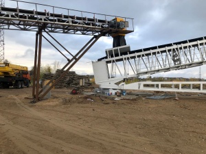 Радиальный конвейер Автоматический Телескопический PTRC1055, 500 т/ч, PolygonMach Турция