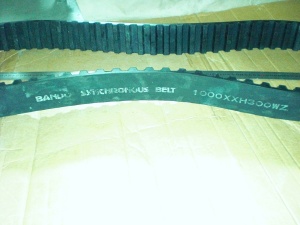 Американский большой зубчатый ремень для с/х техники и промоборудования - редкий с Эбея