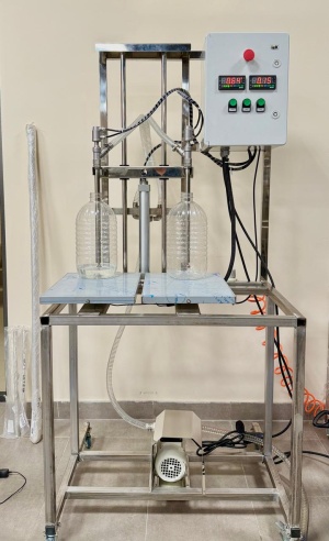 Весовой дозатор на два сопла, донный, для бытовой и автохимии