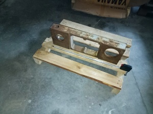 3Д642 панель передняя от штурвалов управления и пульта