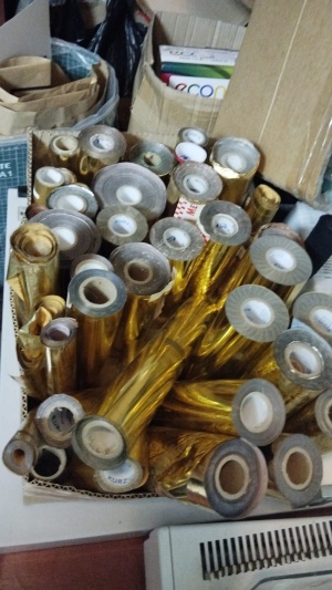 Фольга. Бумага. Картон. Стеллажи