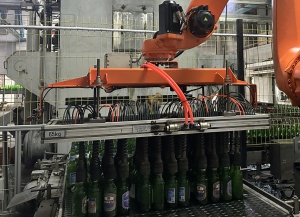 Пневматический захват для бутылок