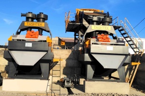 Установка для промывки и обезвоживания песка