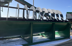 Линия мойки песка гравия щебня