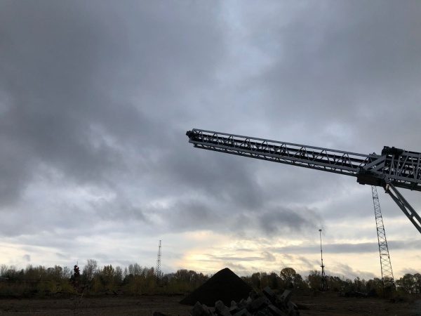Радиальный конвейер Автоматический Телескопический PTRC1055, 500 т/ч, PolygonMach Турция