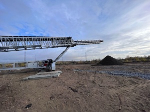 Радиальный конвейер Автоматический Телескопический PTRC1000, 1000 т/час, PolygonMach Турция