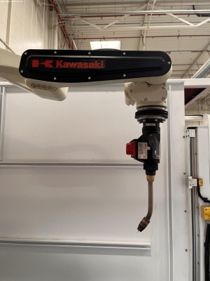 Роботизированный сварочной ячейки KAWASAKI BA006L-A