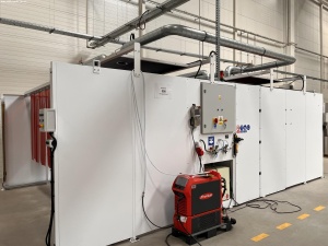 Роботизированный сварочной ячейки KAWASAKI BA006L-A