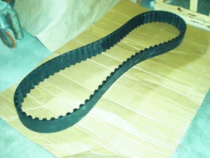 Американский большой зубчатый ремень для с/х техники и промоборудования - редкий с Эбея