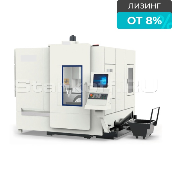 Пятиосевой вертикально-фрезерный обрабатывающий центр с ЧПУ HITIC PLWZ-400B/Siemens