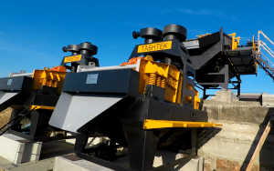 Установка для промывки и обезвоживания песка