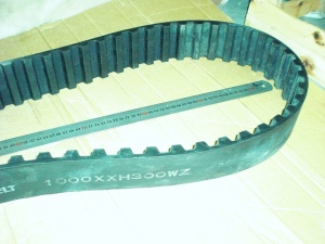 Американский большой зубчатый ремень для с/х техники и промоборудования - редкий с Эбея