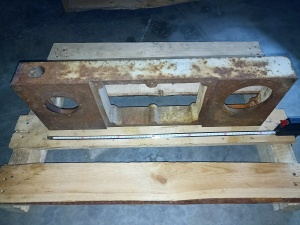 3Д642 панель передняя от штурвалов управления и пульта