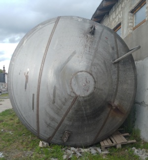 Емкость, бочка, резервуар нержавеющий вертикальный 50 кубов