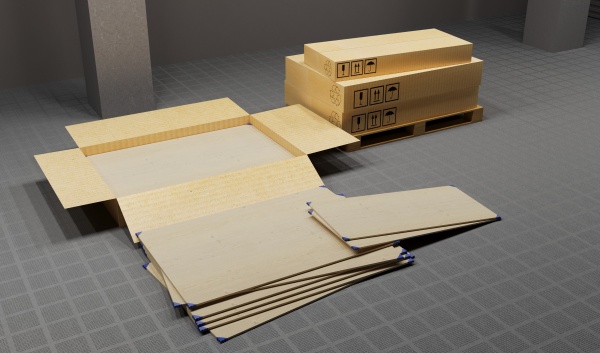 Пластиковая защита углов листовых материалов