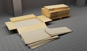 Пластиковая защита углов листовых материалов