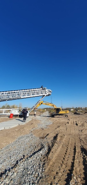 Радиальный конвейер Автоматический Телескопический PTRC1055, 500 т/ч, PolygonMach Турция