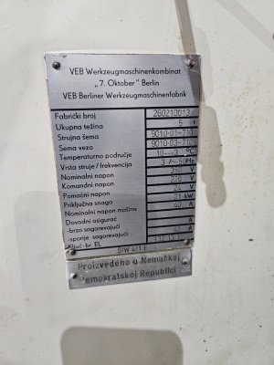 Внутришлифовальный станок для кольца подшипника SIW 4/1E (СИВ 4/1E) WMW-BWF