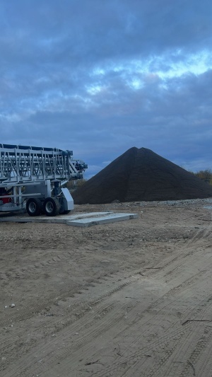 Радиальный конвейер Автоматический Телескопический PTRC1000, 1000 т/час, PolygonMach Турция