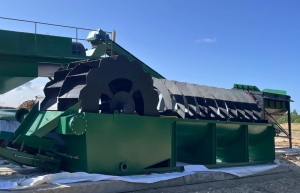 Линия мойки песка гравия щебня