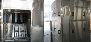 Автоматическое оборудование для линии розлива питьевой воды в ПЭТ тару объемом 19 л, производительностью до 900 бутылок в час