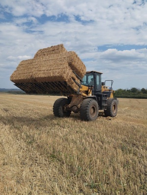 Вилы для силоса для погрузчиков JCB, Амкодор, Hyundai и других