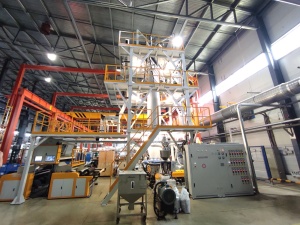 Трёхслойный раздувной со-экструдер формата ABC 1300, 2022 г.в. минимальная наработка