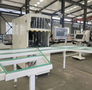 Углозачистной станок с чпу для пвх 3-х осевой