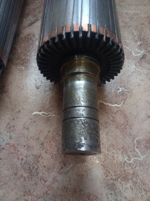 Ротор электродвигателя рельсошлифовального поезда ршп-48