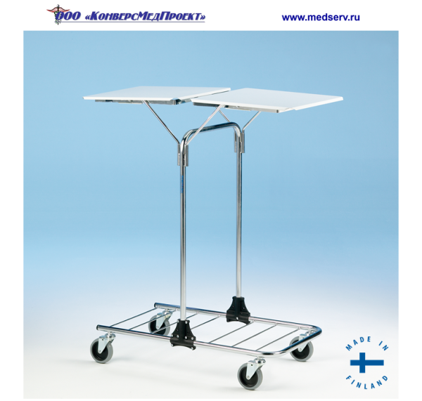 Тележка медицинская 290 для грязного белья Lojer (Merivaara), Финляндия