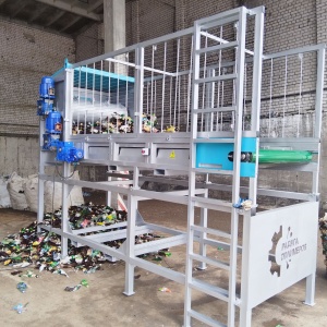 Кипоразбиватель для прессованных ПЭТ бутылок