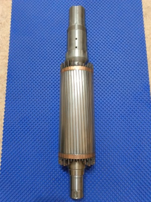 Ротор электродвигателя рельсошлифовального поезда ршп-48