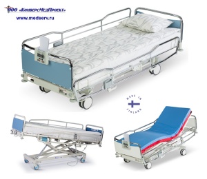 Медицинская функциональная кровать с электроприводом ScanAfia X ICU, Lojer, Финляндия