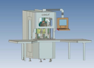 Углозачистной станок с чпу для пвх 3-х осевой