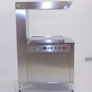 Поверхность жарочная BM Productions L2G 06FT1E со встроенной вытяжкой