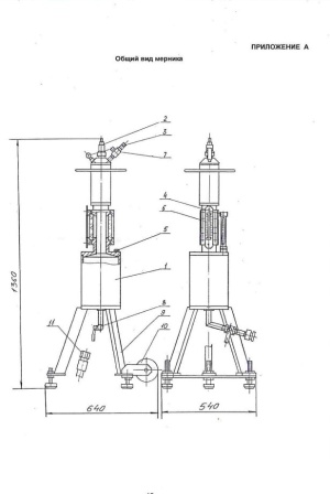 Мерник металлический для сжиженного газа ММСГ-1 (без поверки)