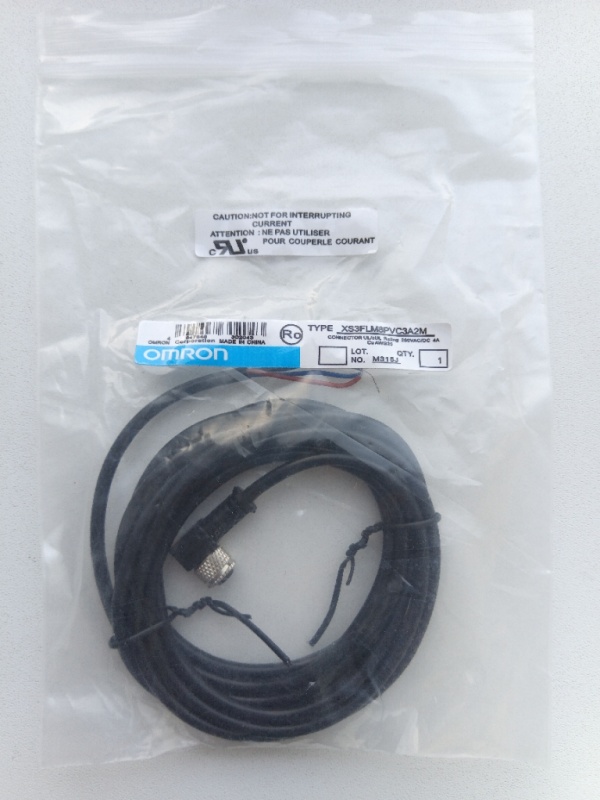 Кабель с разъемом М8, 3pin. XS3FLM8PVC3A2M