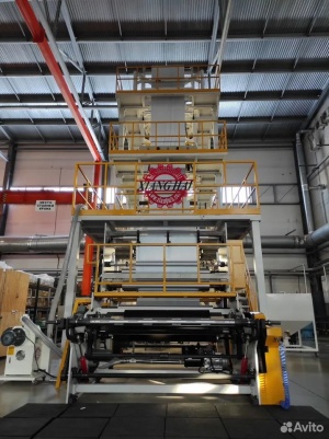 Трёхслойный раздувной со-экструдер формата ABC 1300, 2022 г.в. минимальная наработка