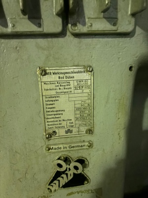 Резьбонакатной станок GWE 80