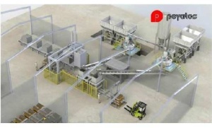 Автоматическая вибропрессовальная линия Poyatos Prima L с БСУ (Испания). Не была в работе, новая