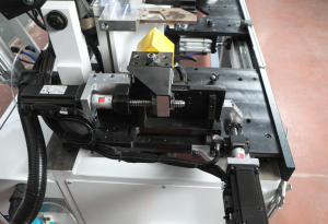 Усозарезной 5-ти осевой торцовочный двухголовый пильно-сверлильный станок AHC ALUEXPERT 300PRO