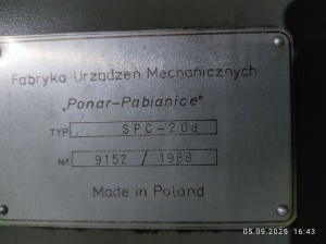 Плоскошлифовальный станок Ponar-Pabianice SPC-20d (пр-во Польша)