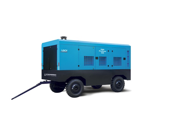 Мобильный дизельный винтовой воздушный компрессор LGCY 4/7